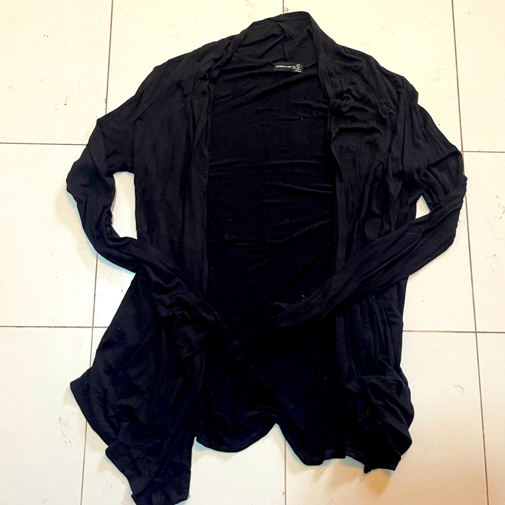 Slinky black sweater